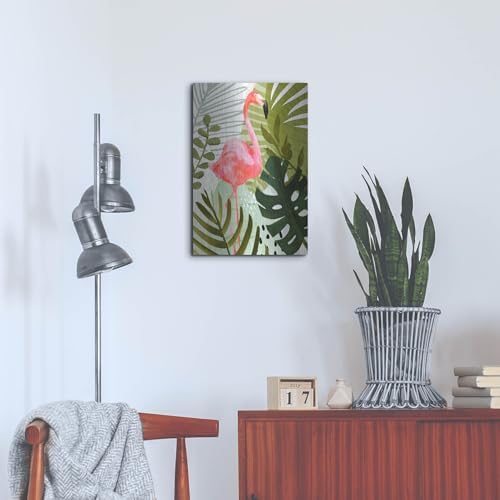 Flamingo Forest II Metal Wall Art 16x24