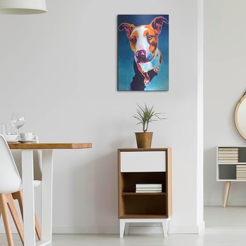 Pit Bull - Bentley Metal Wall Art 16x24