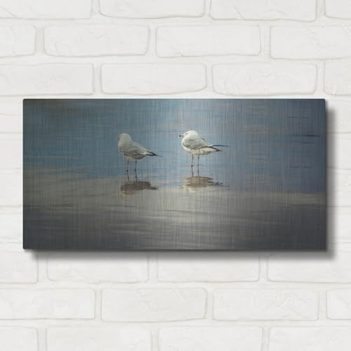Silent They Wait Metal Wall Art 24x12 by Eunika Rogers