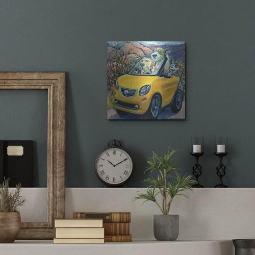 Fully Charged Metal Wall Art 12x12