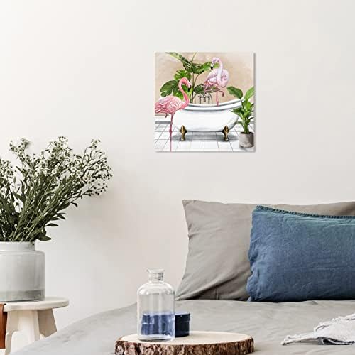 Wynwood Studio Tropical Monstera Jungle Birds Canvas Wall Art 12x12