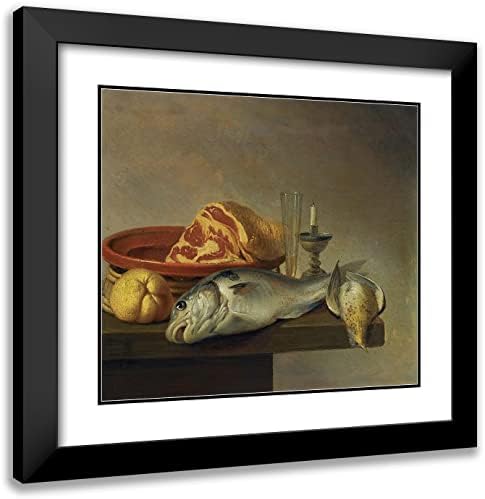ArtDirect Harmen Steenwyck 22x20 Black Modern Frame Museum Print