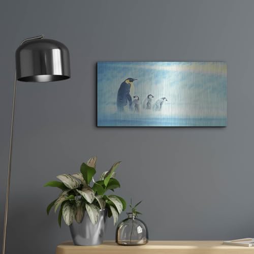 Arctic Home Metal Wall Art 24x12