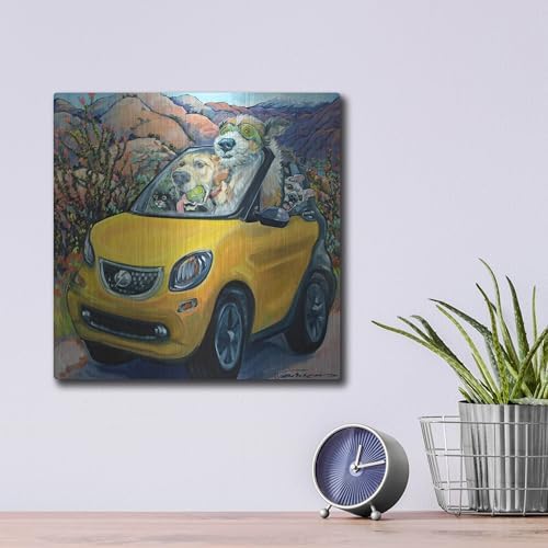 Fully Charged Metal Wall Art 12x12