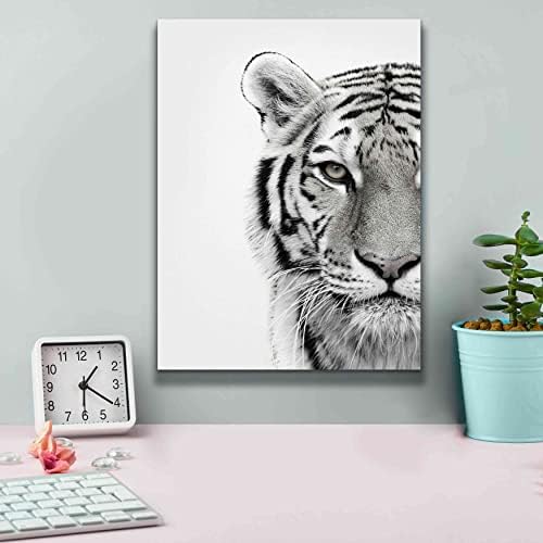 White Tiger Giclee Canvas Wall Art by Design Fabrikken