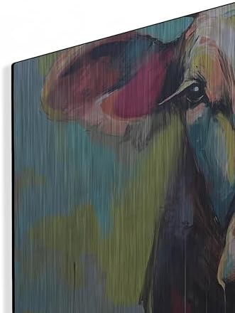 The Cow No 2 Metal Wall Art by Andreas Magnusson