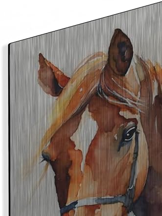 Horse 2 Metal Wall Art by Petals Prints Design