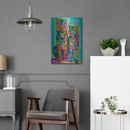 Aminal Bebees - Los Tigres Metal Wall Art 16x24