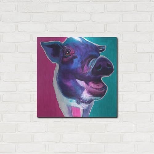 Pig - Sophie Metal Wall Art 24x24