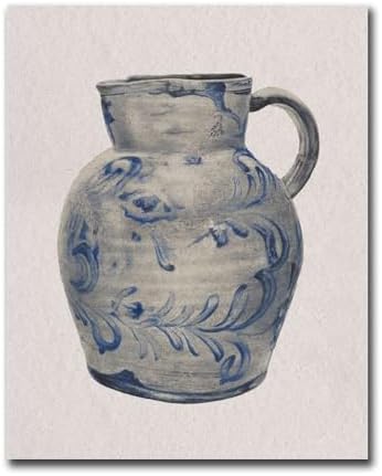 Vintage Pitcher Canvas Wall Art Print 16x24inch