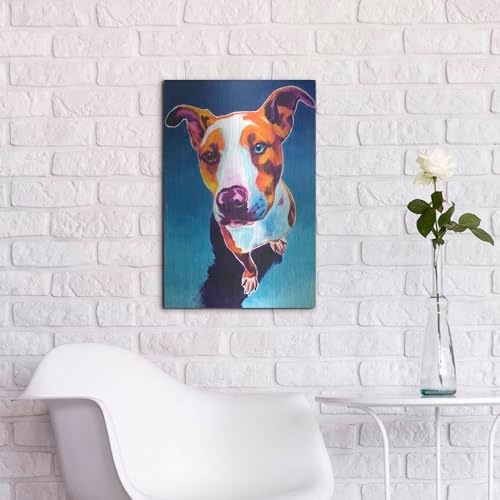 Pit Bull - Bentley Metal Wall Art 16x24