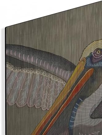 Pelican Bath Metal Wall Art by Bebe Keith 16x24
