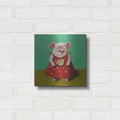 Sticky by Lucia Heffernan 12x12 Metal Wall Art