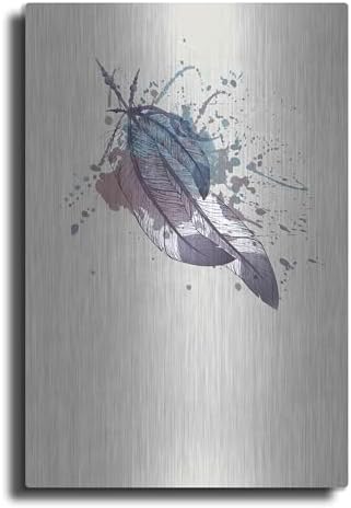 Eagle Feather II Metal Wall Art 12x16
