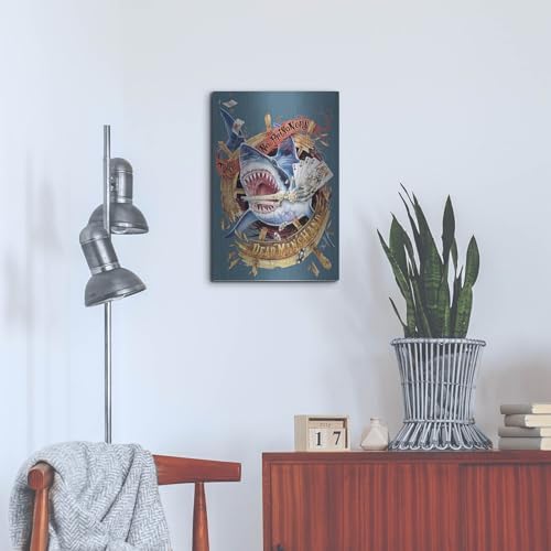 Dead Man Hand II Metal Wall Art by James Mazzotta 16x24