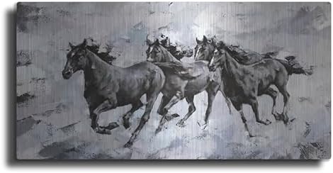 Gallop Metal Wall Art by Alexander Gunin 24x12