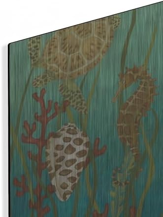 Aquatic Life 1 Metal Wall Art by Chariklia Zarris