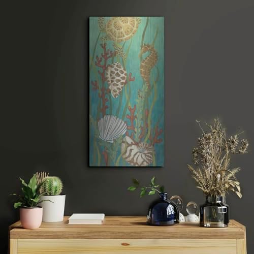 Aquatic Life 1 Metal Wall Art by Chariklia Zarris