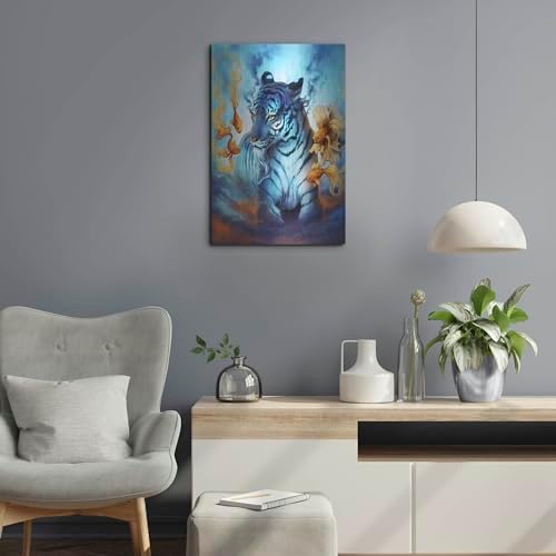 Tiger Fish Metal Wall Art by JoJoesArt 16x24