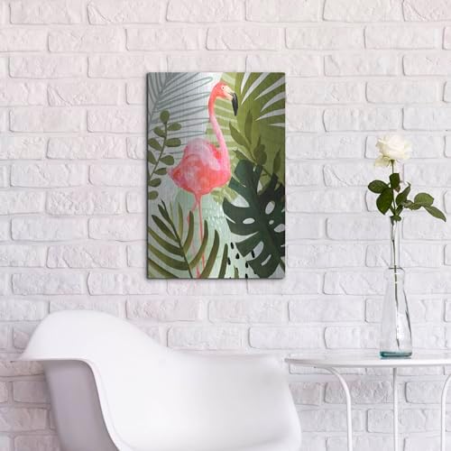 Flamingo Forest II Metal Wall Art 16x24