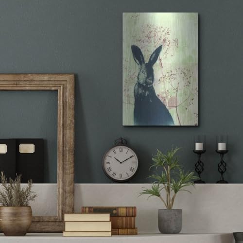 Wild Rabbit Metal Wall Art 12x16 by Trudy Rice
