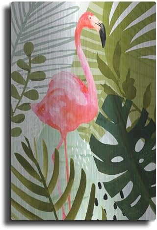 Flamingo Forest II Metal Wall Art 16x24