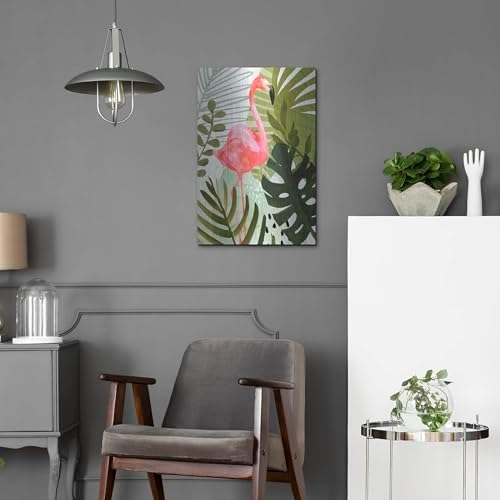 Flamingo Forest II Metal Wall Art 16x24