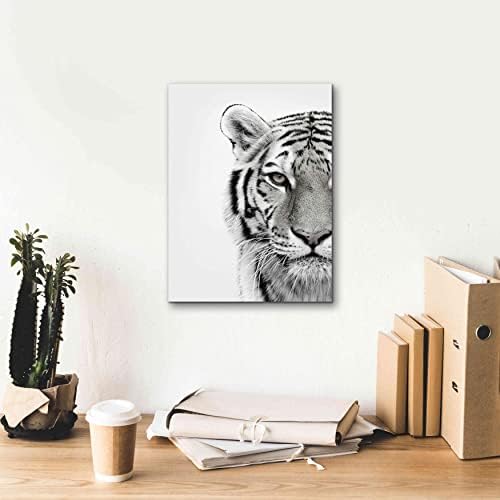 White Tiger Giclee Canvas Wall Art by Design Fabrikken