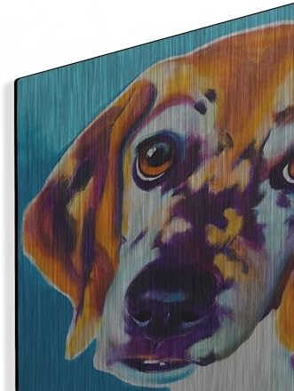Beagle - Bj by Dawg Painter Metal Wall Art 12x12