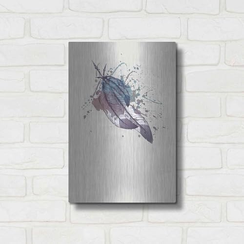 Eagle Feather II Metal Wall Art 12x16