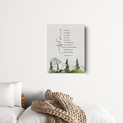 Bible Verse Art Print 12x15 Framed Wall Decor