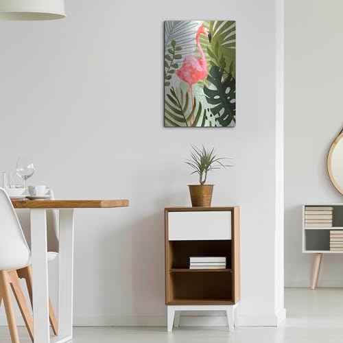 Flamingo Forest II Metal Wall Art 16x24