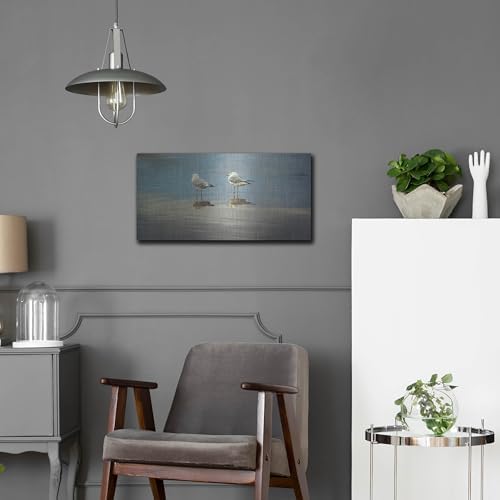 Silent They Wait Metal Wall Art 24x12 by Eunika Rogers