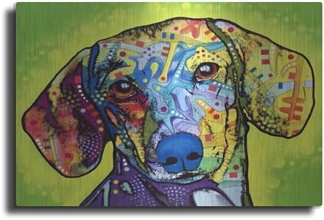 Dachshund Metal Wall Art 16x12 by Dean Russo
