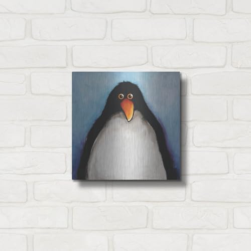 My Penguin Metal Wall Art 12x12 by Lucia Stewart