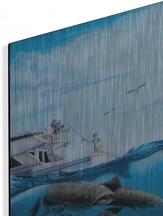 Cobia Quest Metal Wall Art 12x16