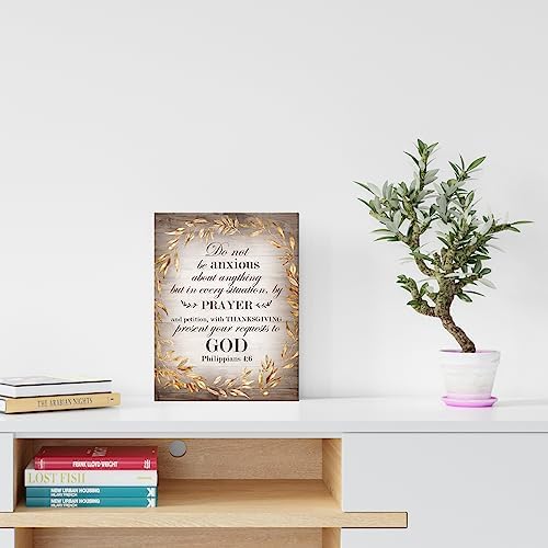 Christian Religious Canvas Wall Art Philippians 4 6 Canvas Poster Print Wall Decor