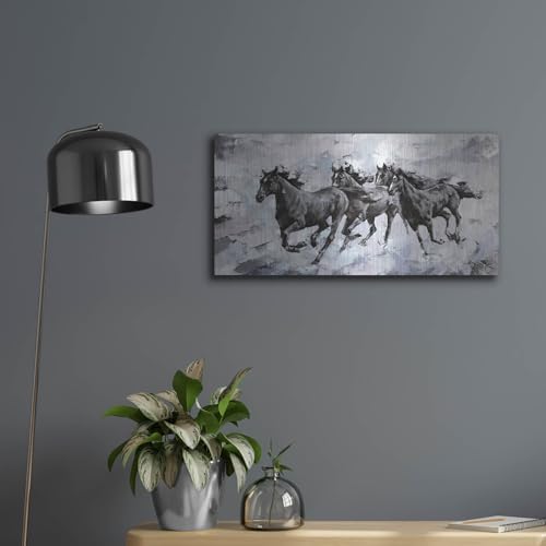 Gallop Metal Wall Art by Alexander Gunin 24x12