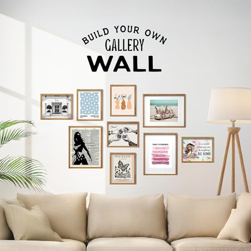 Powerful Woman Wall Art 11x14 Framed - Inspirational Decor for Girls Bedroom