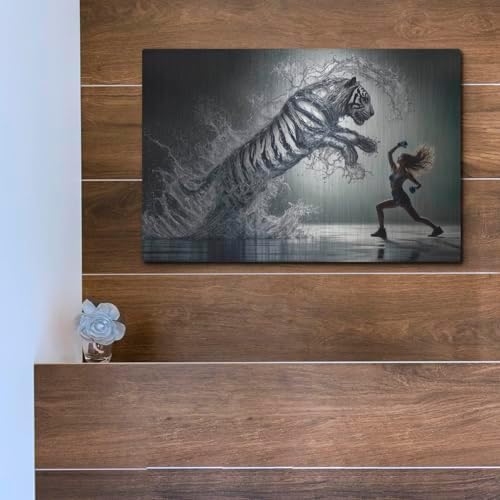 Fight Metal Wall Art by Rey Klimt 16x12