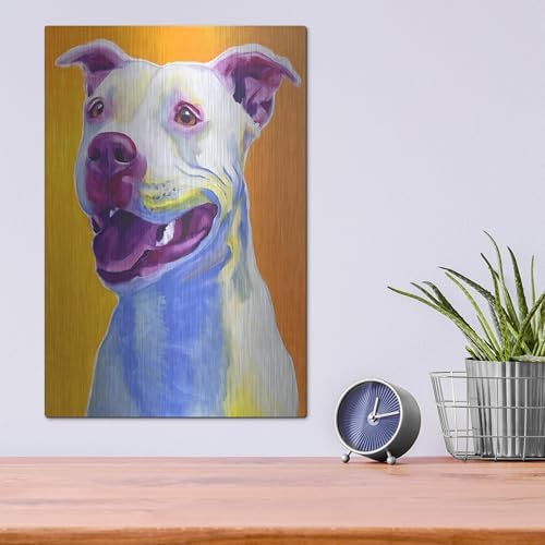 Pit Bull - Honey Metal Wall Art 12x16