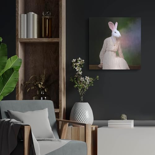 The Delicate Lady Metal Wall Art 24x24