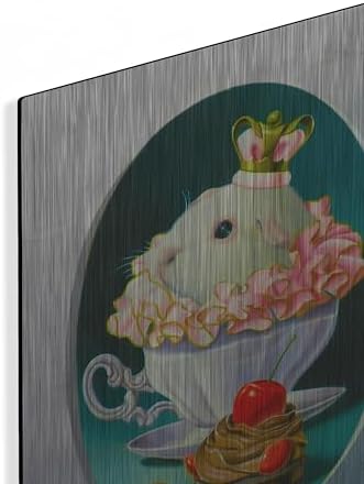 Luxe Metal Art The Guinea Pig With Sweets 12x16