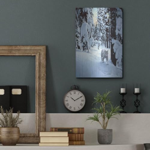 Silent Steps Metal Wall Art by Ron Parker 12x16