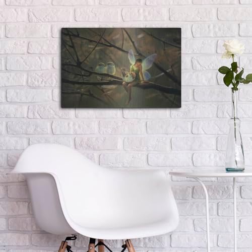 Feathered Friends-C Metal Wall Art 24x16