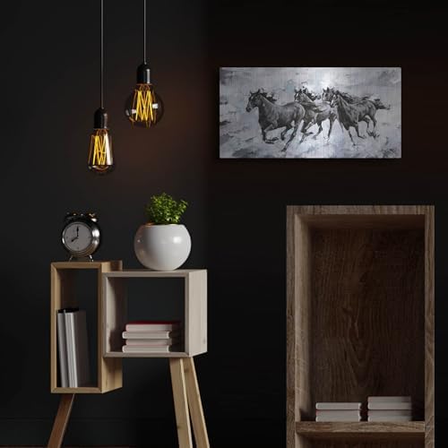 Gallop Metal Wall Art by Alexander Gunin 24x12
