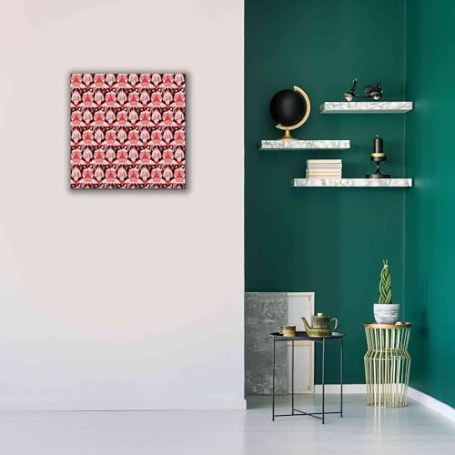 Love A Bull Pattern 1 by Dean Russo Giclee Canvas Art 26x26