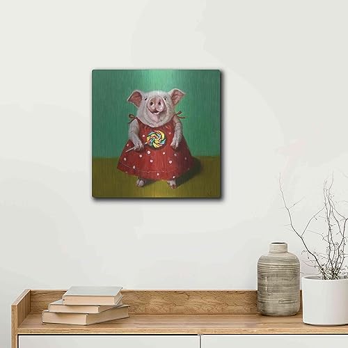 Sticky by Lucia Heffernan 12x12 Metal Wall Art