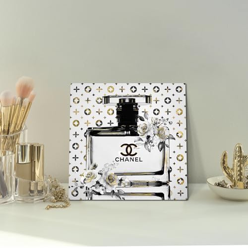 Summer Melody Perfume Bottles Canvas Wall Art