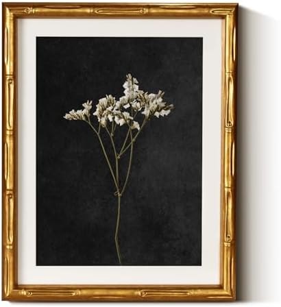 InSimSea Gold Bamboo Framed Canvas Wall Art 11x14inch